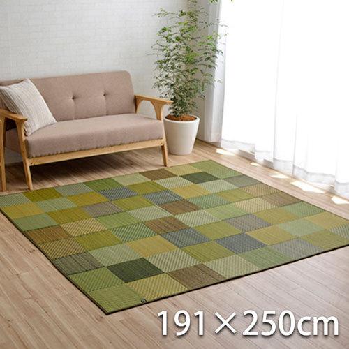 メーカー直送 イケヒコ ラグ 純国産 国産 日本製 い草 抗菌防臭