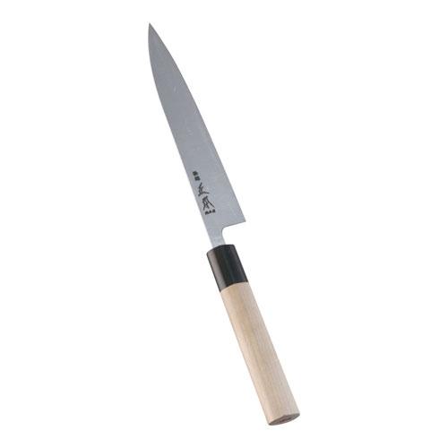 正本総本店★和ペティ包丁★本水牛柄★昭和ビンテージ★ 正本総本店 正本 本霞 玉白鋼 水牛柄ペティーナイフ 両刃 16.5cm