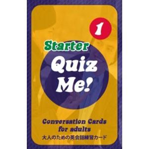 Paul's English Games Quiz Me! Conversation Cards for Adults - Starter, Pack 1 （Latest Edition） AGS1.1｜cocoatta