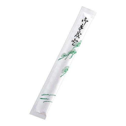 原田 白楊8寸紙完封箸 松葉柄 楊枝入 4000膳入