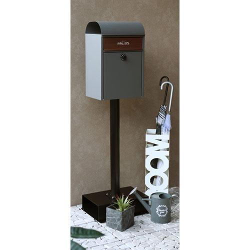 モジュ MOJYU スタンドポスト Gilda グレー SDM-013 楽天市場】MOJYU SDM-013 スタンドポスト Gilda ジルダ グレー