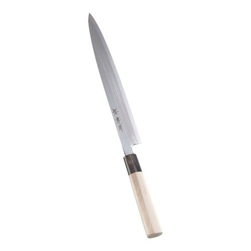 堺孝行　出刃包丁　27cm 寿司包丁　24cm 堺 孝行 霞研 白鋼 寿司切り包丁 240mm – 清助刃物