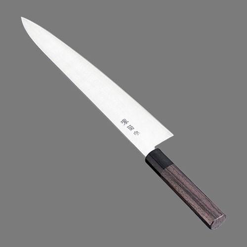 河村切り手 堺 菊守 和式 牛刀 両刃 紫檀柄 30珊 牛刀-キッチン、日用品、文具-包丁、ナイフ