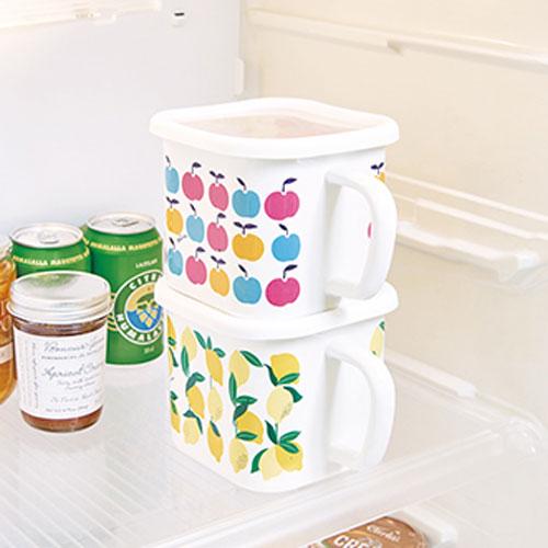 Plune. プルーン ホーロー マルチスクエアポット レモン YJ-825