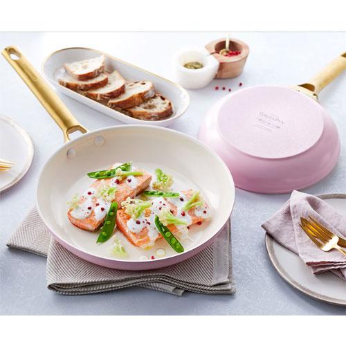 グリーンパン フライパン 20cm IH対応 パドヴァ ピンク セラミック加工