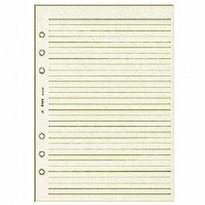 日本能率協会 システム手帳 リフィル ケイページ 100枚入 ホワイト A5