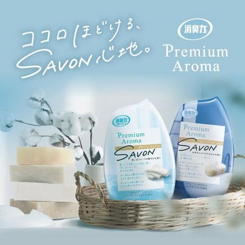 【新品未使用】ホームエステ/アンズコーポレーション 専用コットン100枚付き エステー お部屋の消臭力 プレミアムアロマ SAVON クリーンコットン