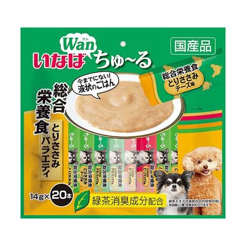 いなばペットフード ワンちゅーる 総合栄養食 とりささみバラエティ 14g 本 Cocoatta 通販 Yahoo ショッピング