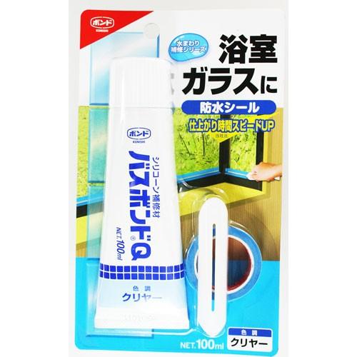 コニシ ボンド バスボンドQ クリヤー 100ml #05026｜cocoatta