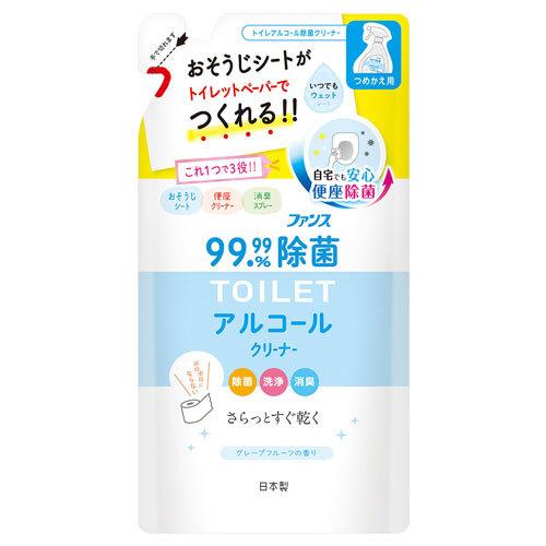 第一石鹸 ファンストイレ用アルコール除菌クリーナー 詰替用 350ml グレープフルーツの香り｜cocoatta