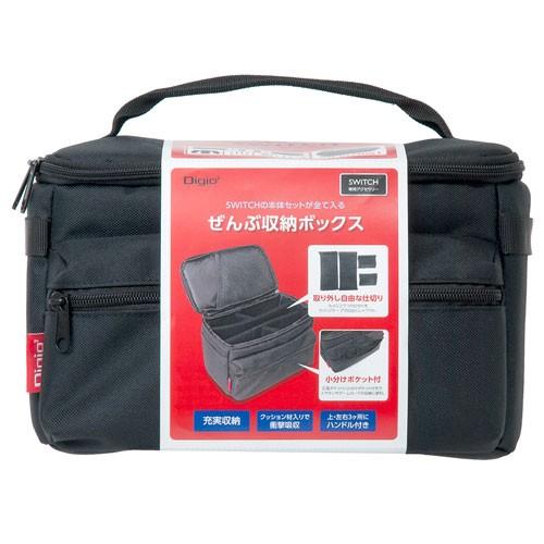 ナカバヤシ Digio2 SWITCH ドッグ一体収納ケース ブラック SZC-SWI03BK