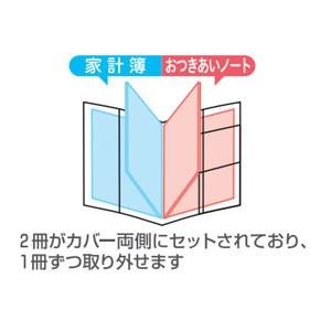 ナカバヤシ 私のおつきあい家計簿 グリーン 週間半年 HBR-B506G｜cocoatta｜02