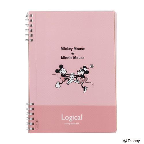 ディズニー スイングロジカルWリングノート A5/5mm方眼罫/50枚