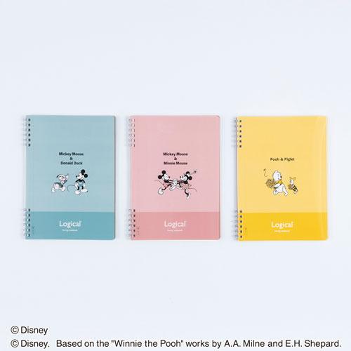 ディズニー スイングロジカルWリングノート A5/5mm方眼罫/50枚