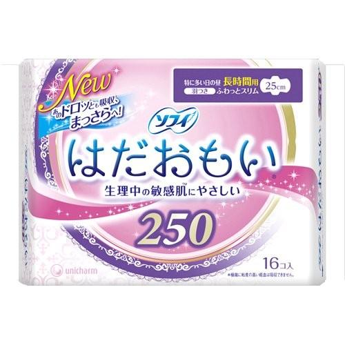 ユニ・チャーム ソフィ はだおもい 特に多い日の昼 長時間用 25cm 羽