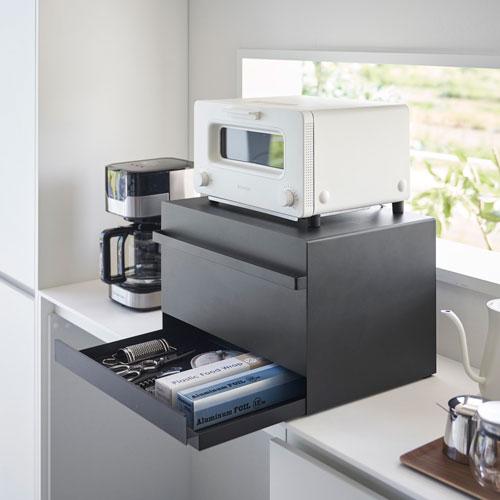 【山崎実業】 ブレッドケース タワー 引き出し型 2段 ブラック 1858 楽天市場】特典2個付き！ tower 『 山崎実業 ブレッドケース