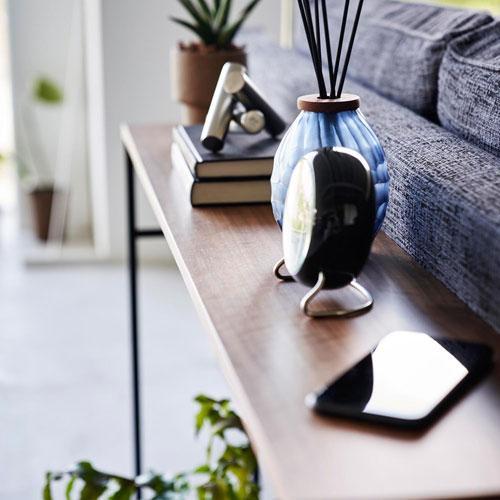 山崎実業 ソファー裏コンソールテーブル タワー tower ブラック 2027