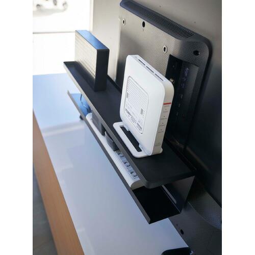 山崎実業 テレビ裏収納ラック スマート smart ブラック 4484 テレビ裏