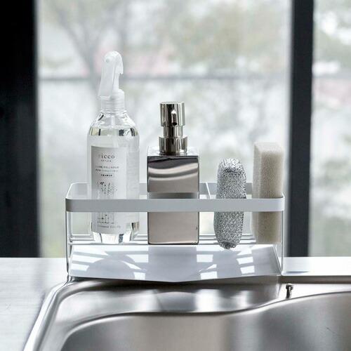 おしゃれ 山崎実業 Tower 水が流れるスポンジ ボトルホルダー タワー ホワイト 5016 スポンジホルダー キッチン収納 スポンジラック スポンジ 収納 おしゃれ シンプル Supplystudies Com