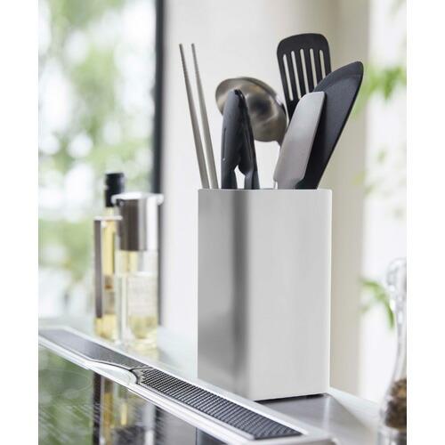 山崎実業 キッチンツールスタンド プレート Plate スクエア ホワイト