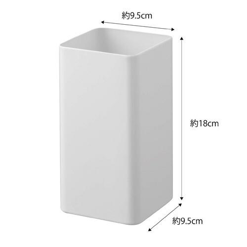 Square Stand ホワイト　【新品未使用品】 山崎実業 キッチンツールスタンド プレート Plate スクエア ホワイト