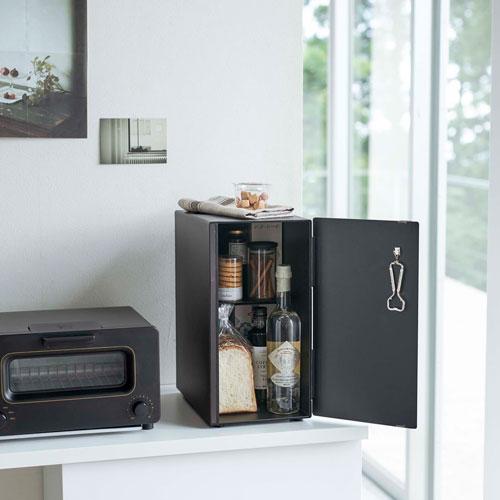 山崎実業 ブレッドケース タワー tower スリム ブラック 5681