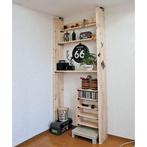 Diy 棚 壁 柱 棚受金具 3枚用 ユニクロ 2枚入 2 4棚受金具 ツーバイフォー棚受金具 Walist ウォリスト Cocoatta 通販 Yahoo ショッピング