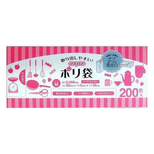 日本技研 取り出しやすいポリ袋 M 200枚 : cocoatta - 通販 - Yahoo