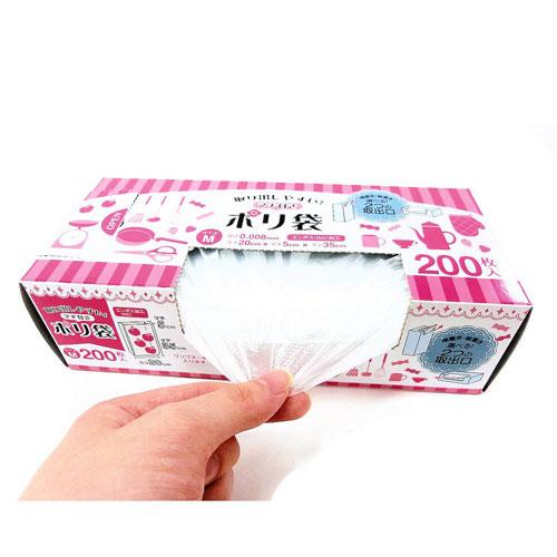 日本技研 取り出しやすいポリ袋 M 200枚 : cocoatta - 通販 - Yahoo