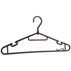 ニッコー くるっとハンガー 10本組 ブラック No8-15 : cocoatta - 通販