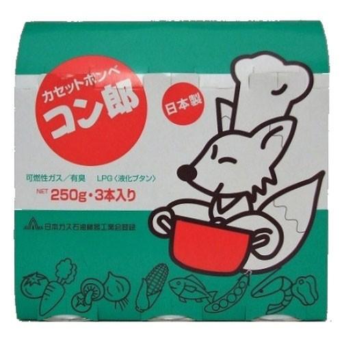 東海 カセットボンベ コン郎 250g×3本入 : cocoatta - 通販 - Yahoo