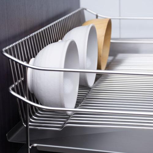 オークス UCHIFIT ステンレス 水切りカゴ 30cm UFS8 シンク渡し対応 大