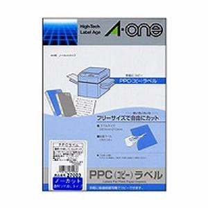 エーワン PPC（コピー）ラベル 透明ツヤ消しフィルムタイプ A4判 ノーカット 27003