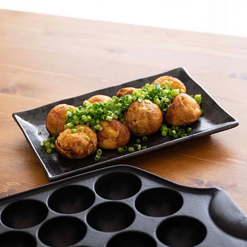 岩鋳 南部 鉄イモノ たこ焼き器 23穴 24025 日本製 100V・200V IH対応