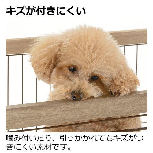 リッチェル アルミフレームペットサークル 90-60 ホワイト 