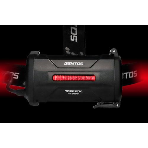 ジェントス GENTOS T-REX 2000LMヘッドライト充電式 TX-D434R