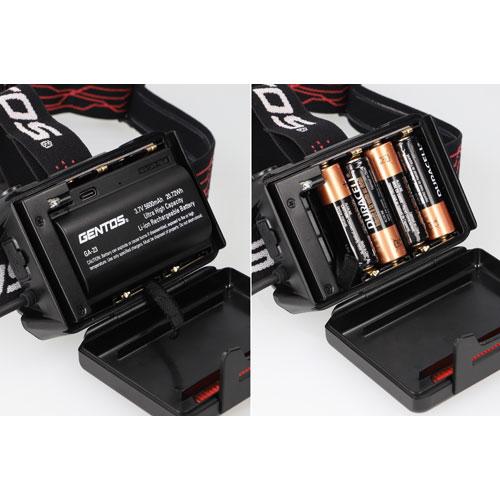 ジェントス GENTOS Gシリーズ 超高出力ヘッドライトハイブリッド GH