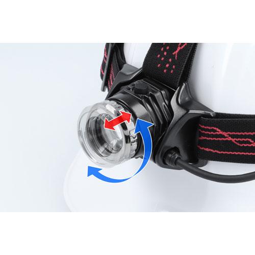 ライト・ランタン GENTOS GH-203RG ジェントス Gシリーズ ハイブリッド式LEDヘッドライト 203RG (GH-203RG