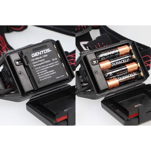 ジェントス GENTOS Gシリーズ ヘッドライトハイブリッド GH-201RG