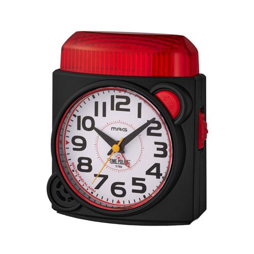 ノア精密 MAG 大音量目覚まし時計 タイムポリス T-782 BK-Z マグ