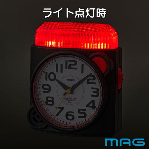 ノア精密 MAG 大音量目覚まし時計 タイムポリス T-782 BK-Z マグ