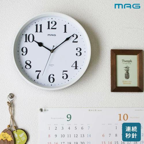 ノア精密 ウォールクロック ノア Mag マグ W 740 Wh Z ミドル 掛時計 連続秒針 Cocoatta 通販 Yahoo ショッピング