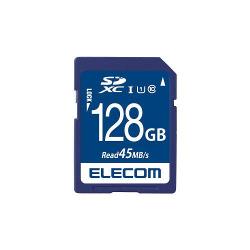 ポスト投函 エレコム ELECOM SD カード 128GB UHS-I U1 データ復旧サービス MF-FS128GU11R｜cocoatta