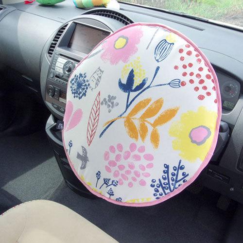 メーカー直送 イケヒコ ハンドルカバー クッション 北欧 ミルカ ハンドルカバー ピンク 約43cm丸 Cocoatta 通販 Yahoo ショッピング