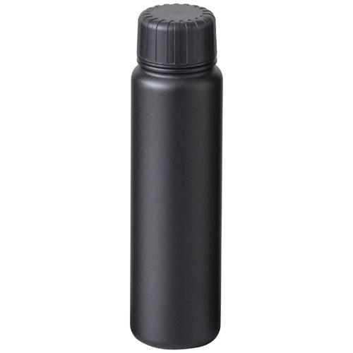 ククナ 炭酸兼用真空断熱ステンレスボトル 500ml ブラック KKN-CB500BK