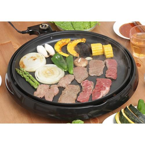 アイリスオーヤマ 丸型ホットプレート ブラック IHP-C320-B