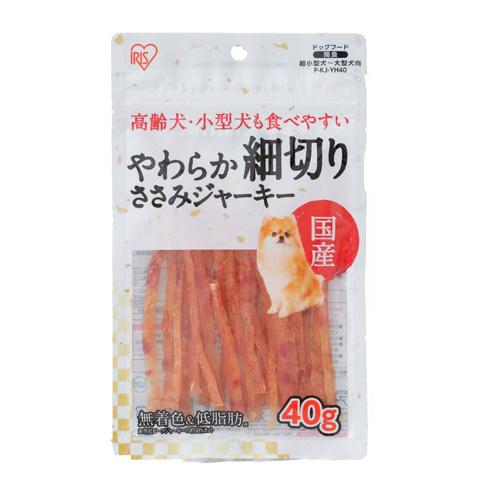 アイリスオーヤマ やわらか細切りささみジャーキー 40g P Kj Yh40 Cocoatta 通販 Yahoo ショッピング