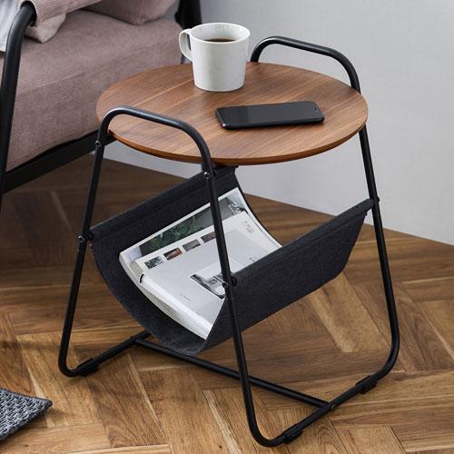 アイリスオーヤマ スチールフレームサイドテーブル SFST-400F