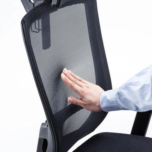 メーカー直送 サンワサプライ ハンガー付きメッシュチェア ブラック SNC-NET22BK_12