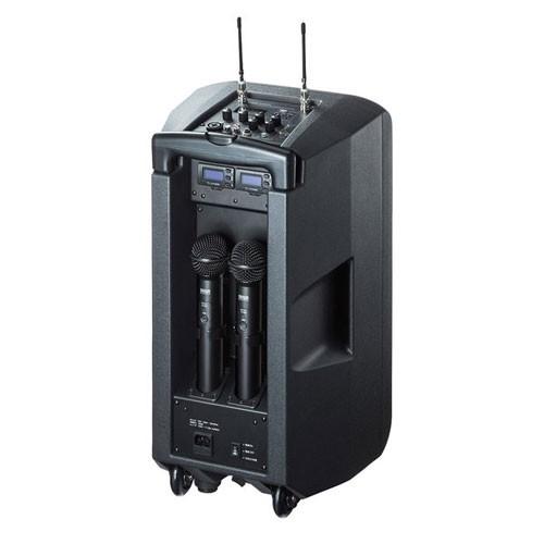サンワサプライ ワイヤレスマイク付き拡声器スピーカー MM-SPAMP8の画像